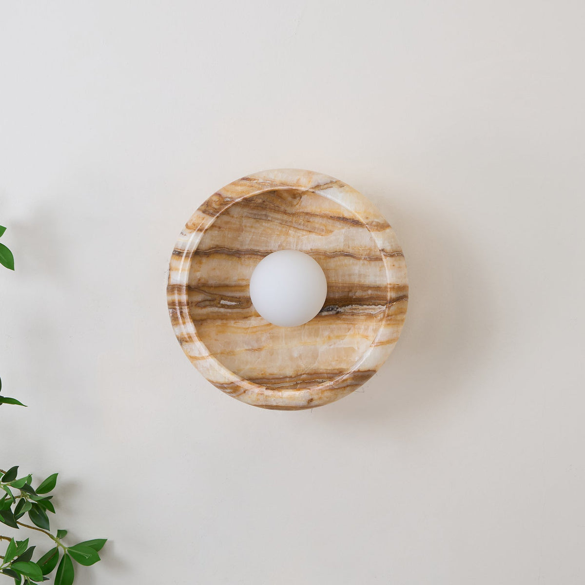 Onvix Natural Onyx Wall Light-Neutral Decor