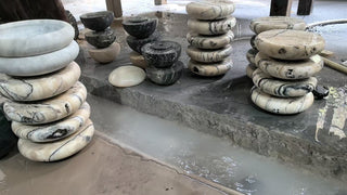 Piedra Applique Murale Marbre Verre Minimaliste