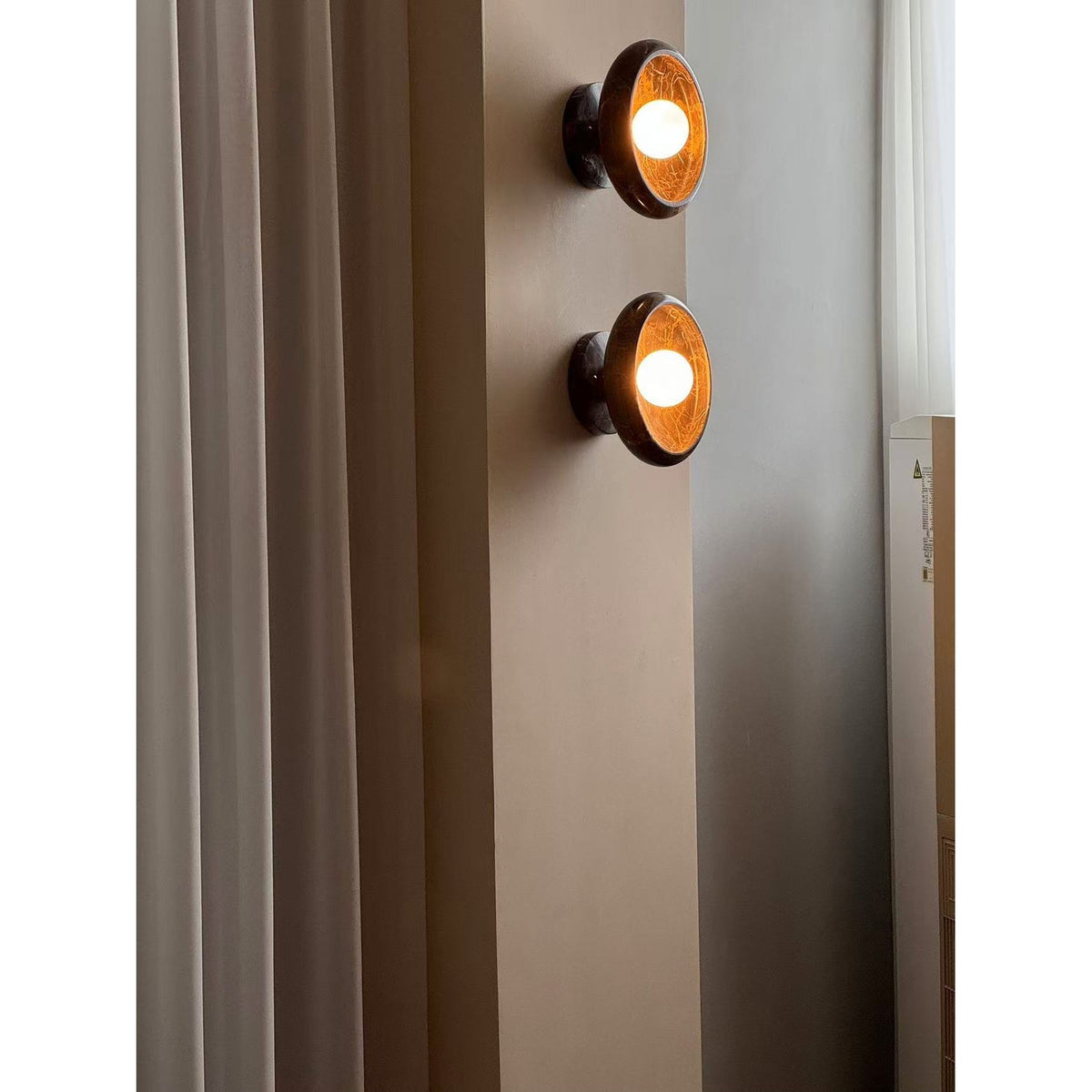Piedra Applique Murale Marbre Verre Minimaliste