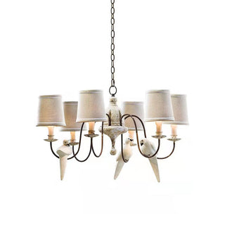 Avcarora Lustre en Tissu et Métal Postmoderne de Luxe