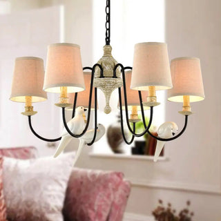 Avcarora Lustre en Tissu et Métal Postmoderne de Luxe