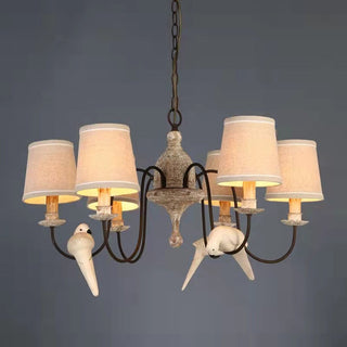 Avcarora Lustre en Tissu et Métal Postmoderne de Luxe