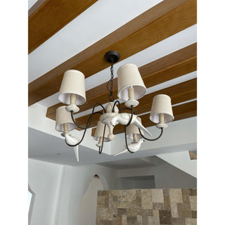 Avcarora Lustre en Tissu et Métal Postmoderne de Luxe