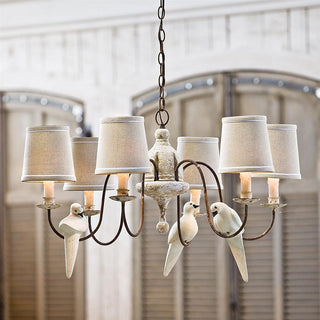 Avcarora Lustre en Tissu et Métal Postmoderne de Luxe