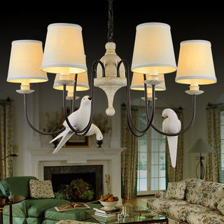 Avcarora Lustre en Tissu et Métal Postmoderne de Luxe