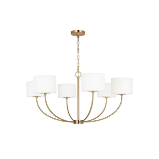 Mycaren Lustre en Laiton et Tissu Style Industriel Vintage