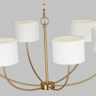 Mycaren Lustre en Laiton et Tissu Style Industriel Vintage