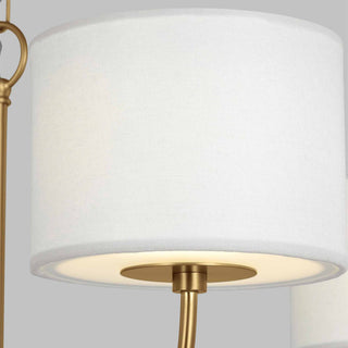 Mycaren Lustre en Laiton et Tissu Style Industriel Vintage