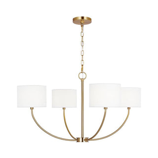 Mycaren Lustre en Laiton et Tissu Style Industriel Vintage