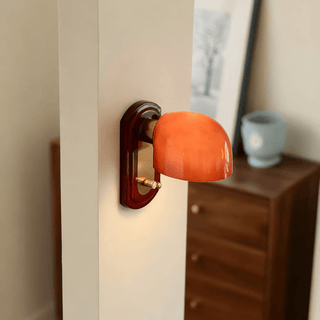 Scarlet Dome Wall Sconce-Neutral Decor