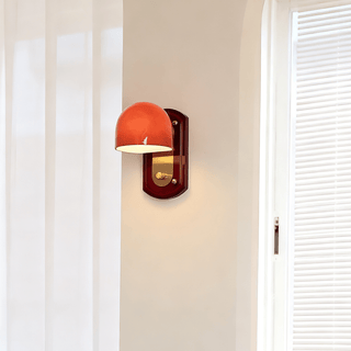 Scarlet Dome Wall Sconce-Neutral Decor