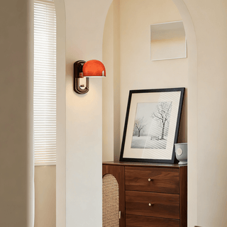 Scarlet Dome Wall Sconce-Neutral Decor