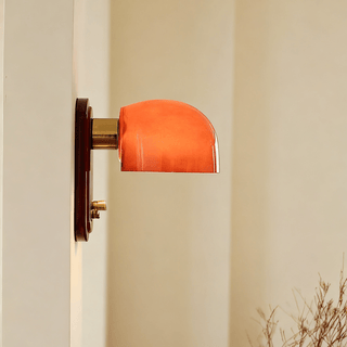 Scarlet Dome Wall Sconce-Neutral Decor