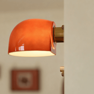 Scarlet Dome Wall Sconce-Neutral Decor