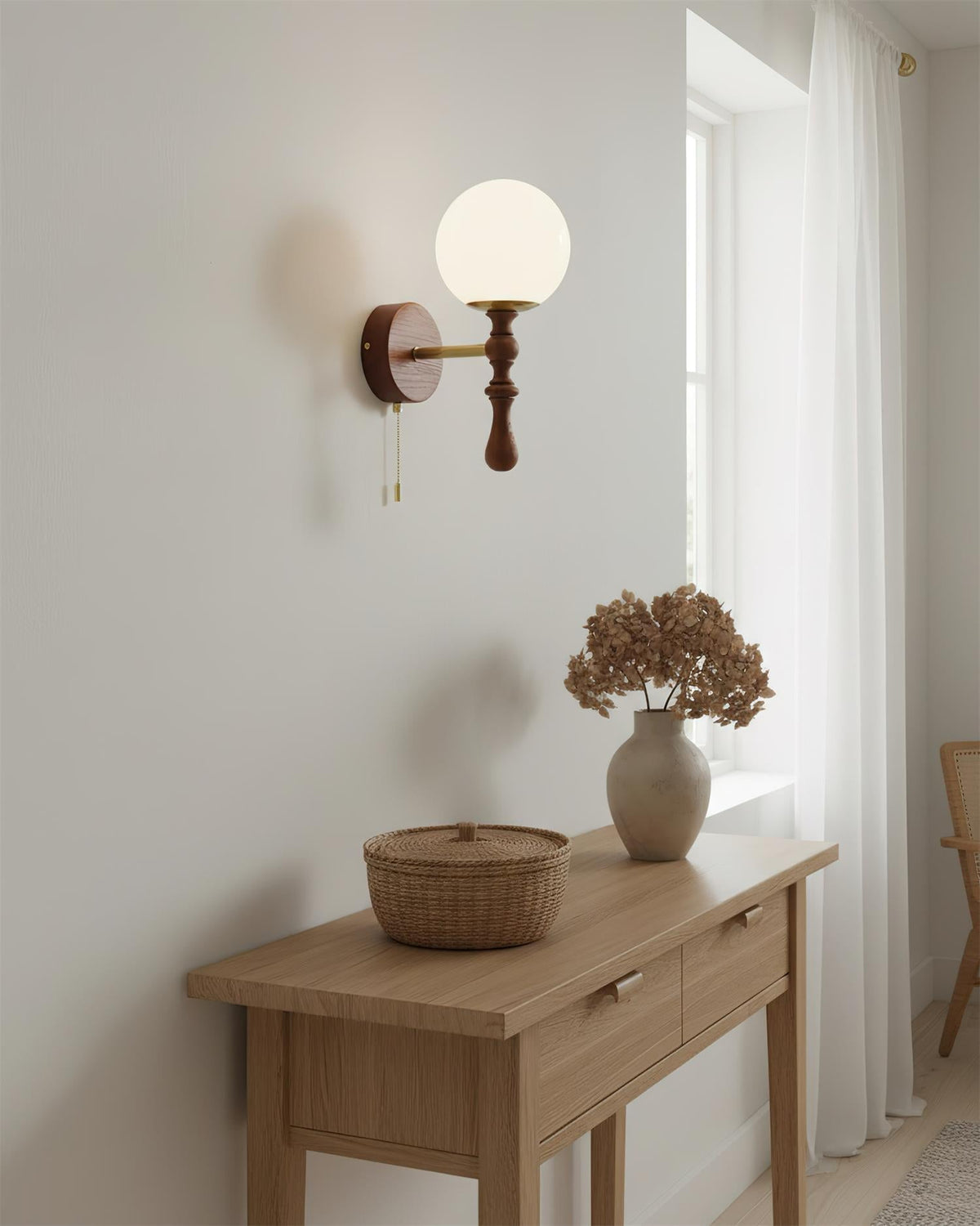 Applique Murale en Noyer