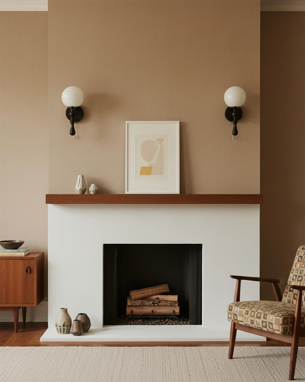Applique Murale en Noyer