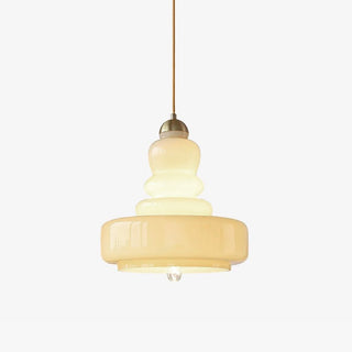 Lustra Suspension en Verre à Couches Style École pour Salon