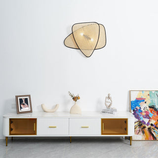 Uvelan Applique Murale Art Naturel Bambou-Luire