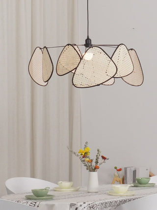 Lustra Suspension Rattan Swag Industrielle