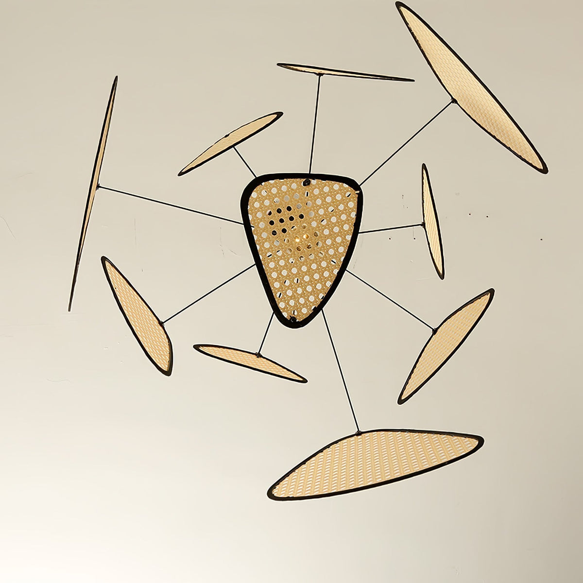 Caselia Suspension Rattan Swag Industrielle