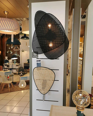 Uvelan Applique Murale Art Naturel Bambou-Luire