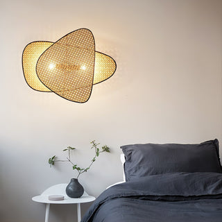 Uvelan Applique Murale Art Naturel Bambou-Luire