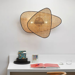 Uvelan Applique Murale Art Naturel Bambou-Luire