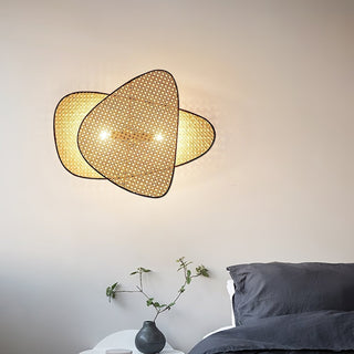 Uvelan Applique Murale Art Naturel Bambou-Luire