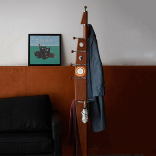 Sculptural Wood Coat Tree-Neutral Decor