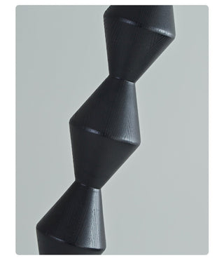 Sculptural Geometric Stack Floor Lamp-Neutral Decor