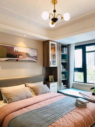 Lustra Lustre Sculptural en Verre Canalisé