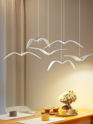 Lustra Suspension Lampe Ailes d'Oiseau pour Salon-Luire