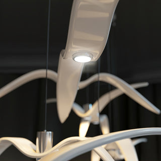 Lustra Suspension Lampe Ailes d'Oiseau pour Salon-Luire