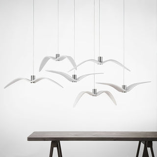 Lustra Suspension Lampe Ailes d'Oiseau pour Salon-Luire