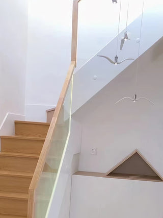 Lustra Suspension Lampe Ailes d'Oiseau pour Salon-Luire