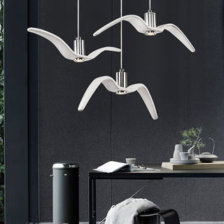 Lustra Suspension Lampe Ailes d'Oiseau pour Salon-Luire