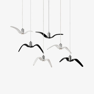 Lustra Suspension Lampe Ailes d'Oiseau pour Salon-Luire