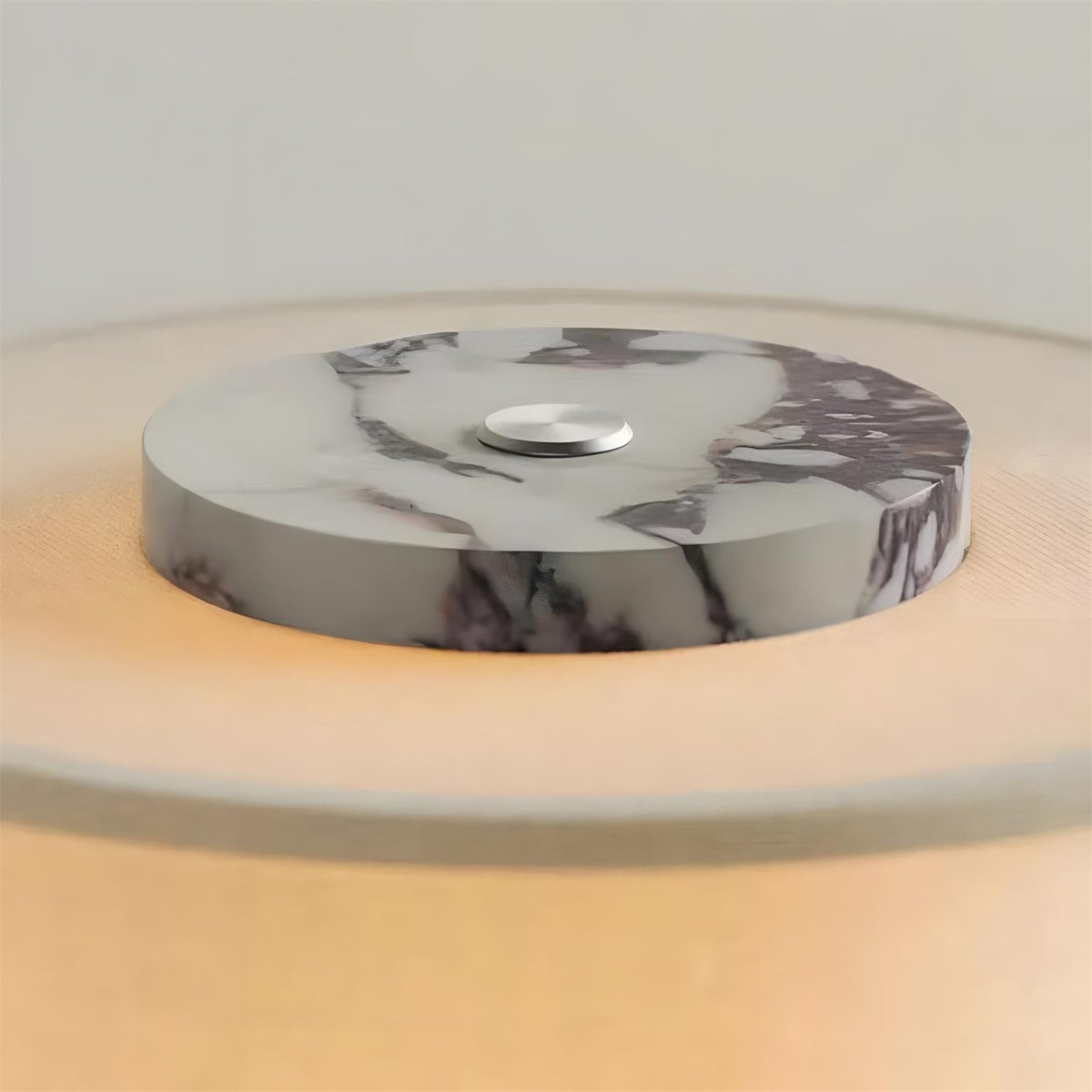 Rear view of the Sediment Table Lamp.