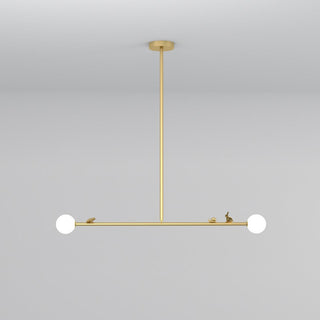 Zaveniel Suspension en Laiton et Verre Moderne Minimaliste