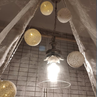 Nyrinaris Suspension en Métal et Verre Premium Vintage