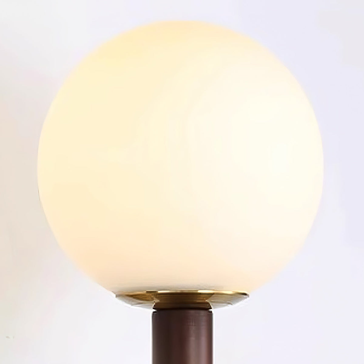 Wall Lamp Gourd in Metal Wood and Glass Modern Style-Neutral Decor