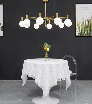 Lustra Lustre Globe En Verre Cadre Doré Moderne