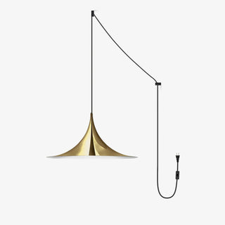 Semi Swag Pendant Light-Neutral Decor