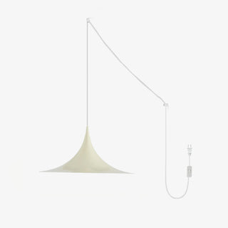 Semi Swag Pendant Light-Neutral Decor