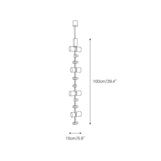 Cisilis Suspension Métallique Moderne Minimaliste