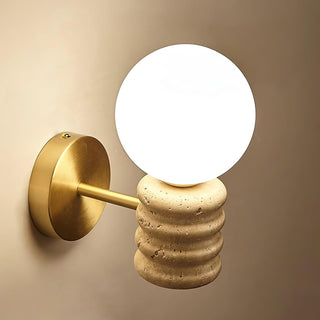 Calenne Applique en Travertin-Luire