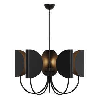 Lustre en Tissu et Laiton Traditionnel Feuille Unoryra