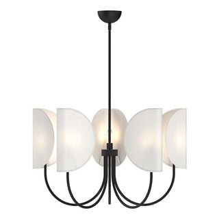 Lustre en Tissu et Laiton Traditionnel Feuille Unoryra