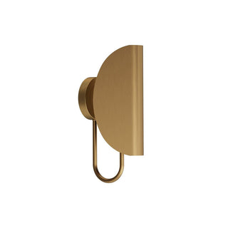 Arsorara Feuille Lampe Murale en Tissu et Laiton Moderne Minimaliste