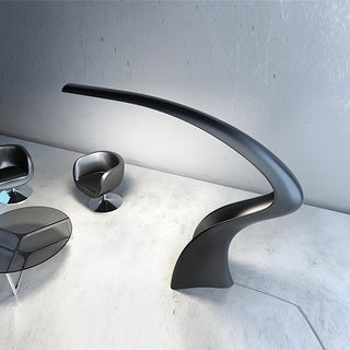 Fluten Noir Lampadaire Moderne